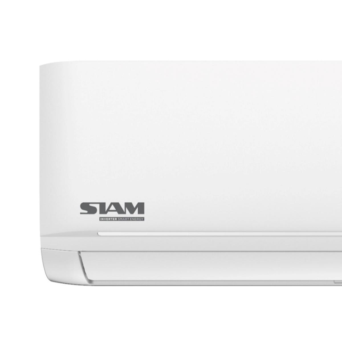 Aire Acondicionado Split Inverter Siam 3550w 3010 Frigorias Blanco